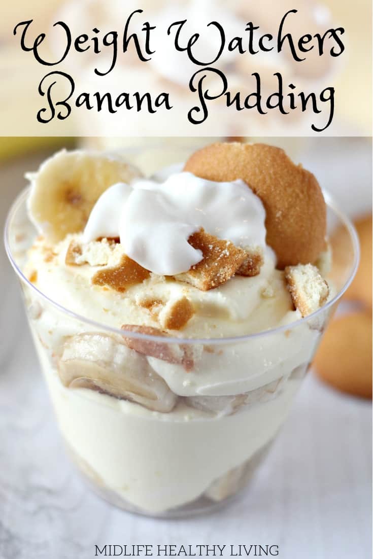 This Weight Watchers banana pudding recipe is easy to make and so delicious the whole family will love it. It's an indulgent healthy banana pudding recipe that is low in points and perfect for parties! 