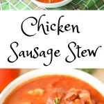 WW chicken sausage stew is a hearty dinner recipe that is great for meal prep. This delicious healthy chicken sausage stew is quick and easy! 