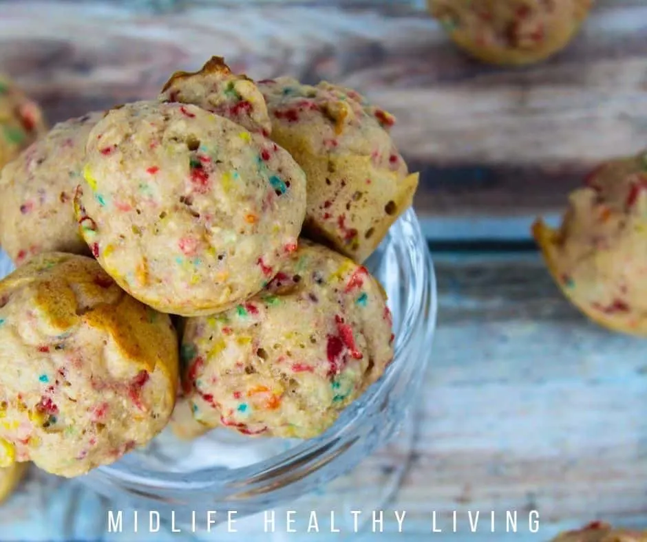 Fruity Pebbles Pancake Poppers - Sparkles to Sprinkles