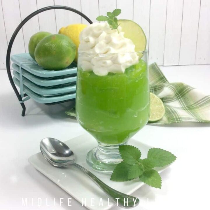 featured image for sugar free lime dessert recipe