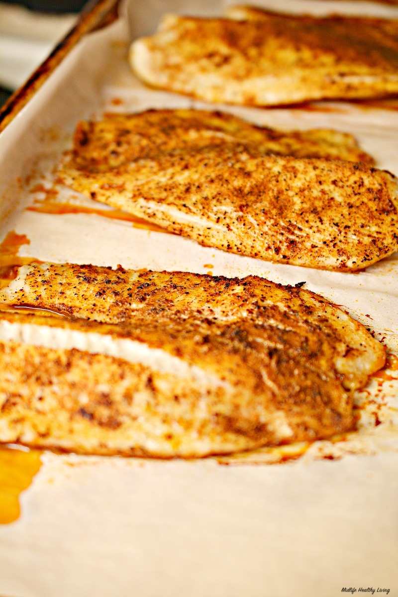 Baked tilapia