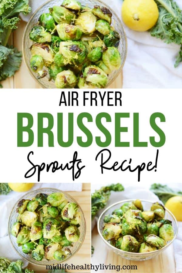One of the pins for these delicious air fried Brussels sprouts.