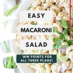 Another pin for the easy macaroni salad for Weight Watchers.
