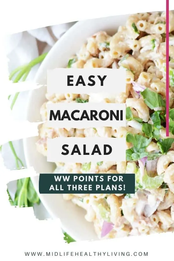 Another pin for the easy macaroni salad for Weight Watchers.