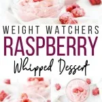 Another pin which shows the delicious dessert recipe with Raspberries all whipped up and ready to eat.