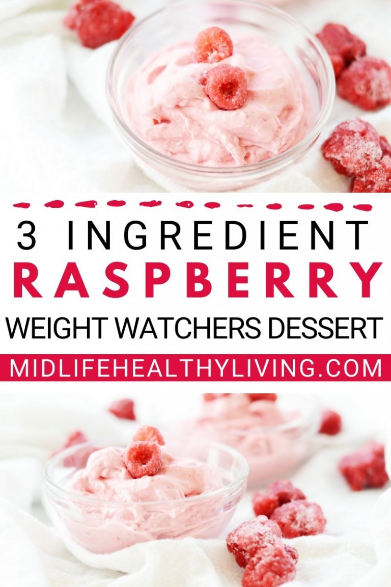 3 Ingredient Raspberry Dessert for Weight Watchers