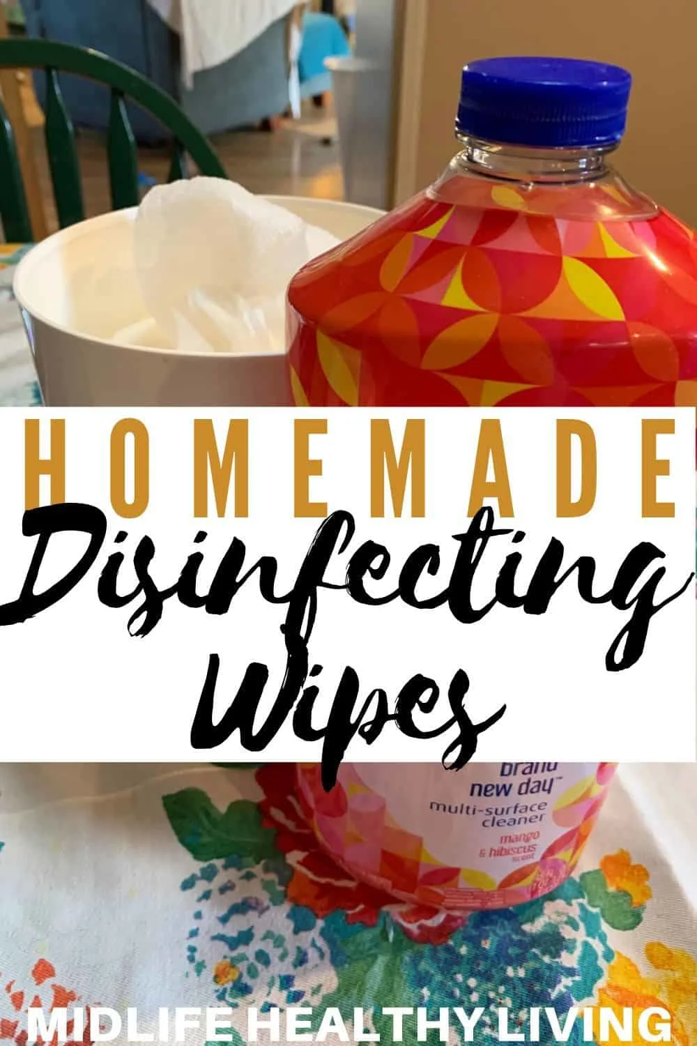 Another pin that shows the disinfecting wipes finished and ready to use.