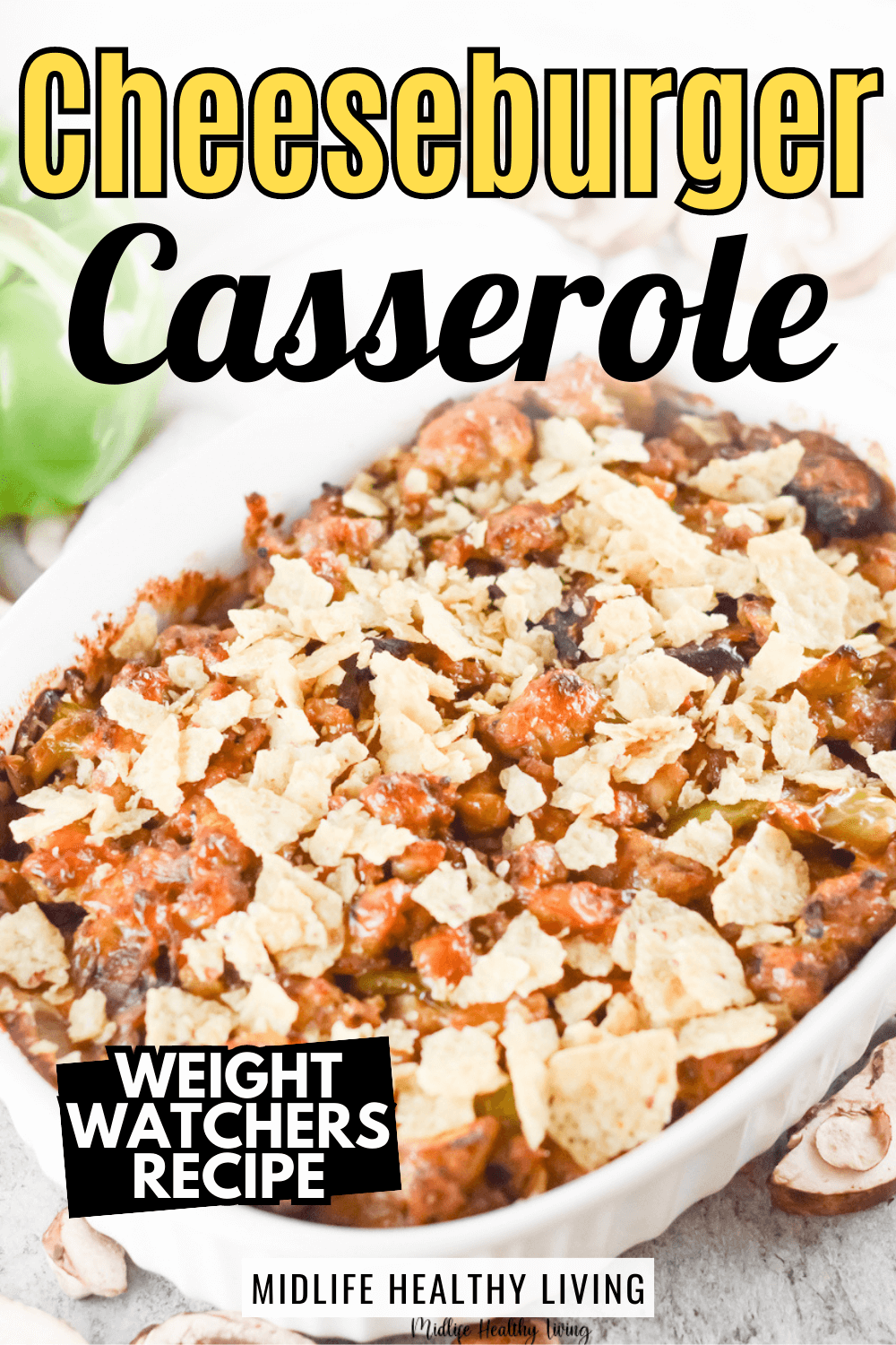 weight watchers friendly cheeseburger casserole