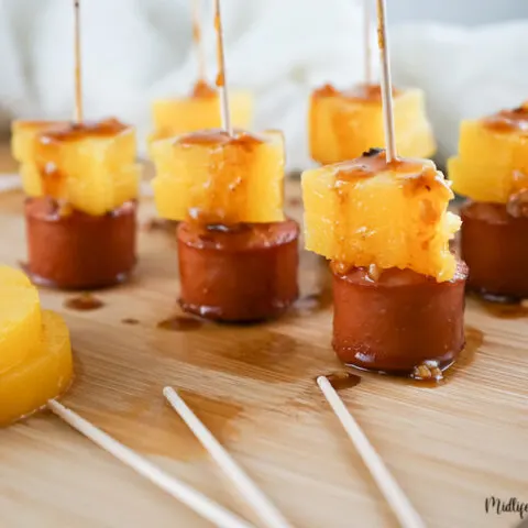 Featured image showing the finished pineapple bites ready to serve or eat.
