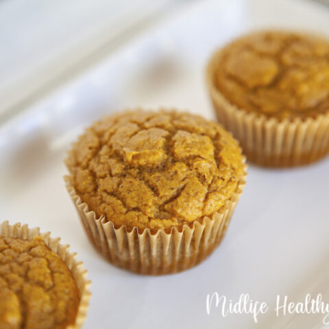Finished weight watchers pumpkin muffins ready to be enjoyed or shared.