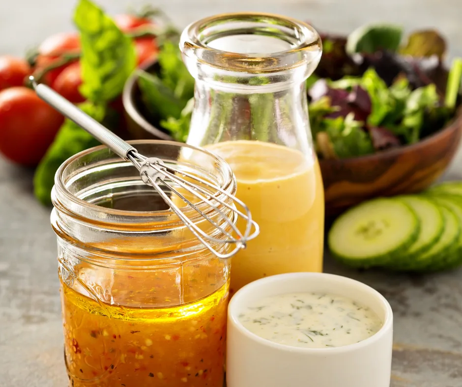 Some of the best dressings for weight watchers ready to serve. 
