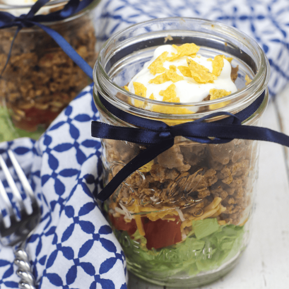 Taco Salad in a Jar