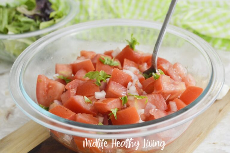 Weight Watchers Tomato Salad with Italian Dressing