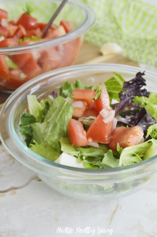 Weight Watchers Tomato Salad with Italian Dressing
