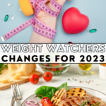 Pin showing the new weight watchers changes for 2023