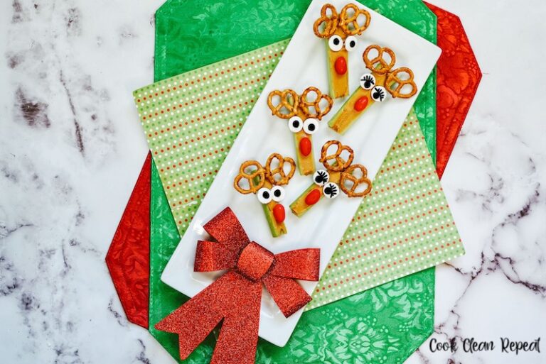 Healthy Rudolph Holiday Appetizer Recipe