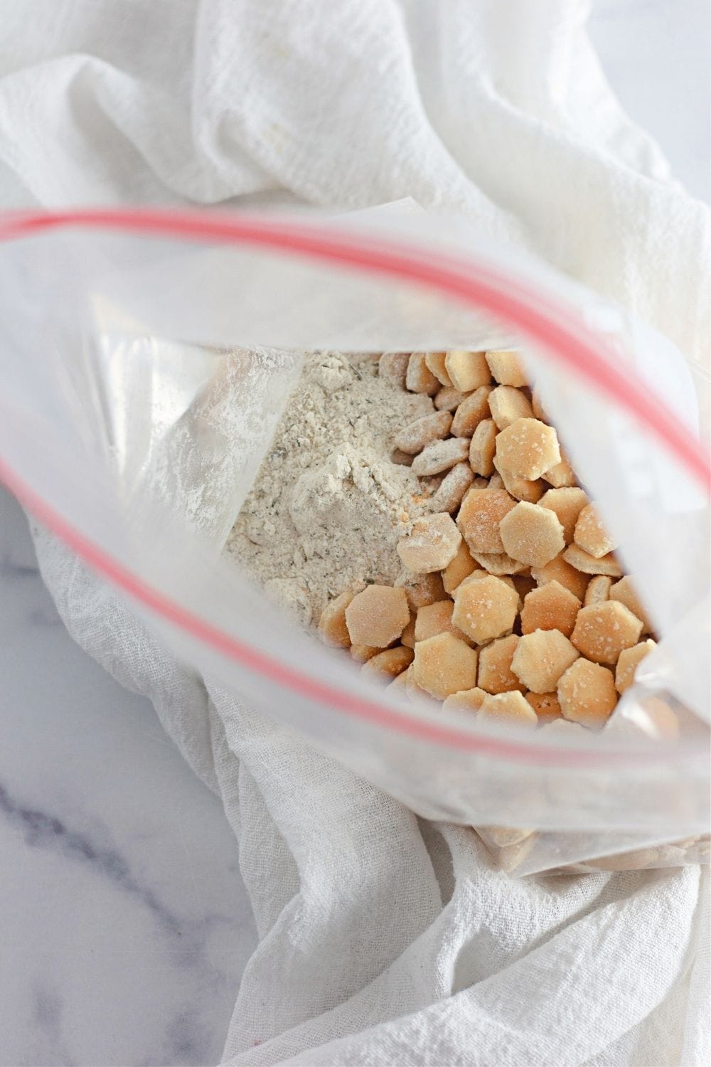 No Bake Ranch Oyster Crackers Recipe