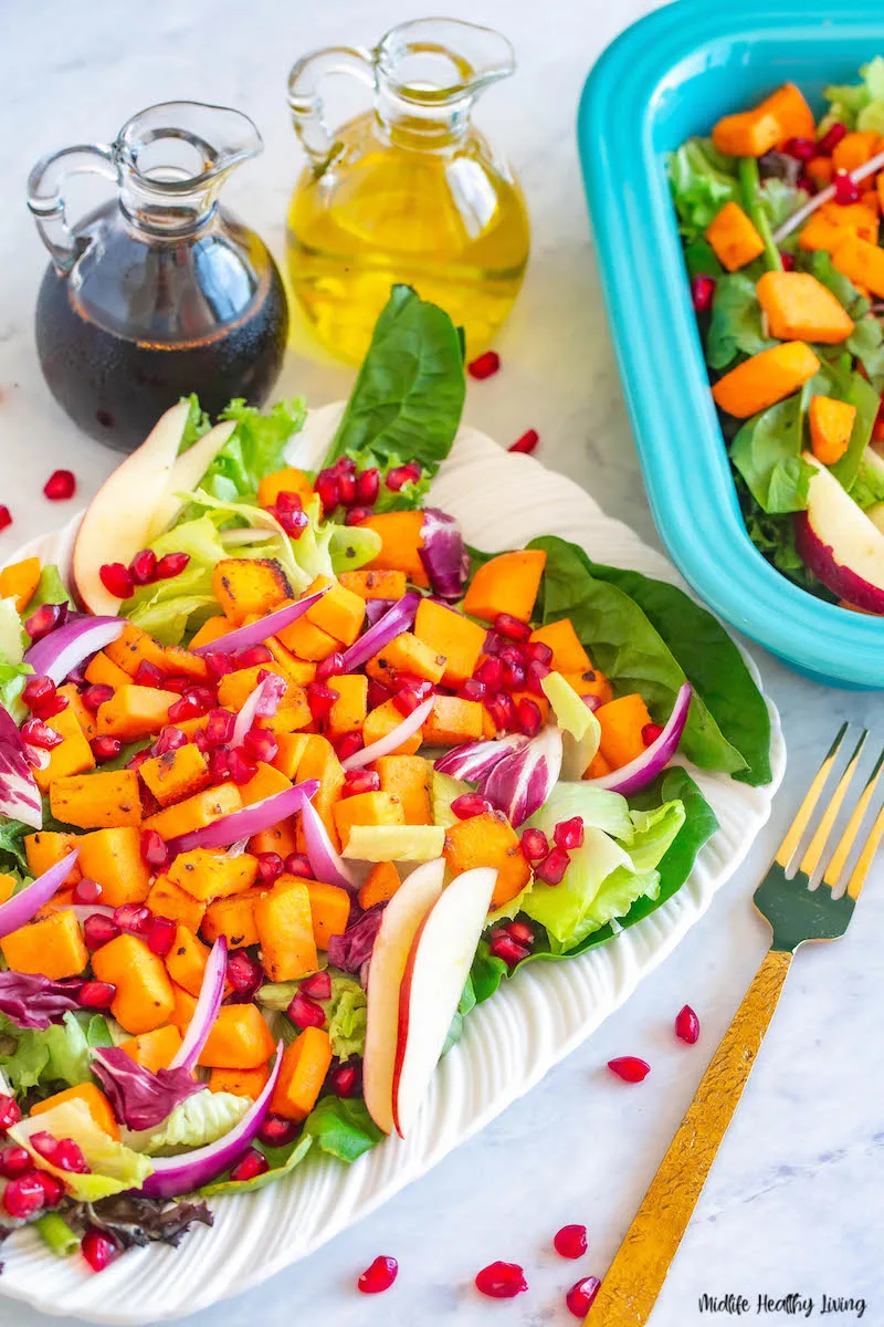 finished sweet potato salad recipe