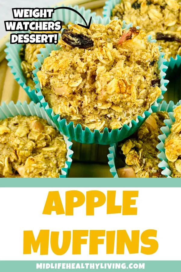 Pinterest image for Weight Watchers Apple Muffins
