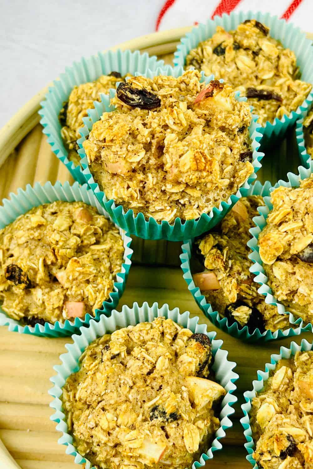 Weight Watchers Apple Muffins in a pile