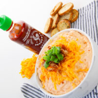 Featured image showing the finished jalapeño ranch dip ready to serve
