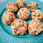 finished peanut butter energy balls