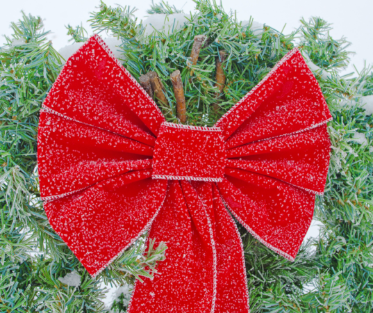 Christmas Bows For Wreaths Christmas Wreath Bows Images 2 537x450