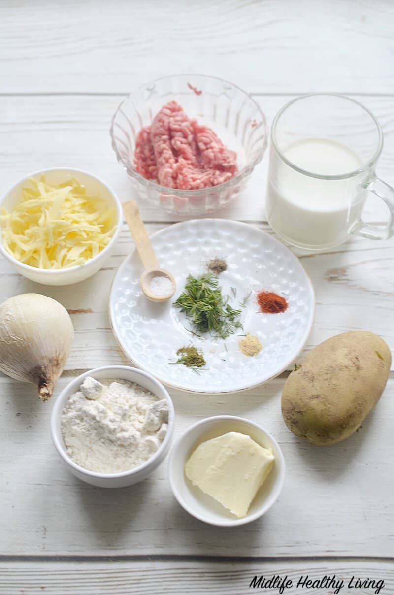 ingredients laid out ready to cook