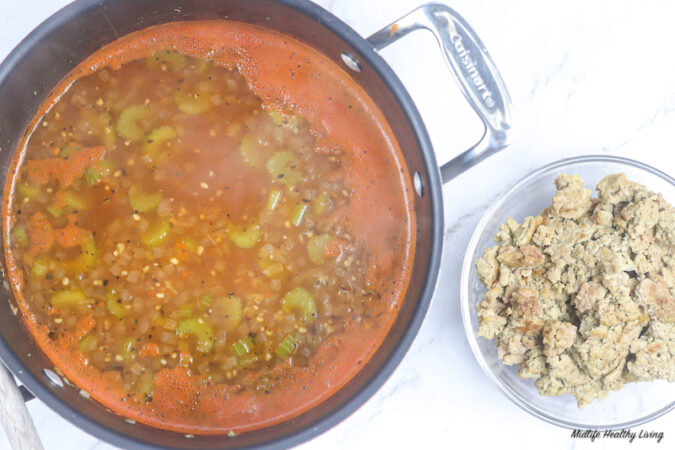 Ground Turkey Vegetable Soup