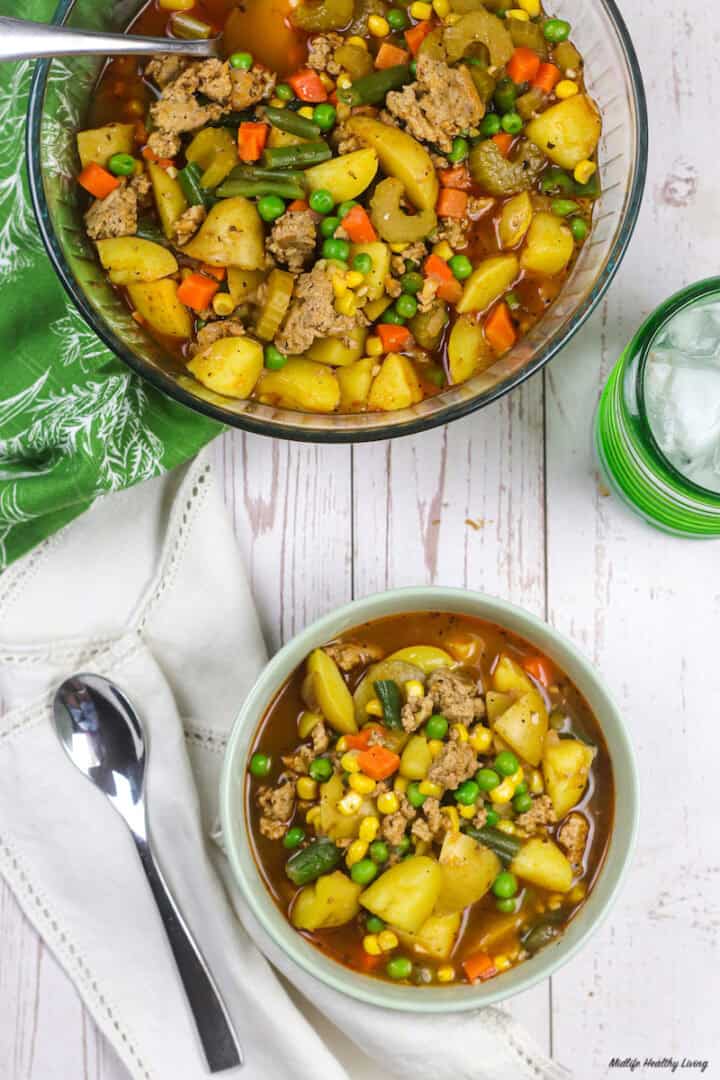 Ground Turkey Vegetable Soup