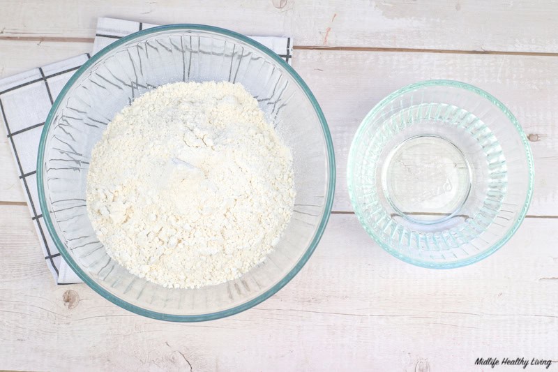 ingredients for dough ready to be mixed