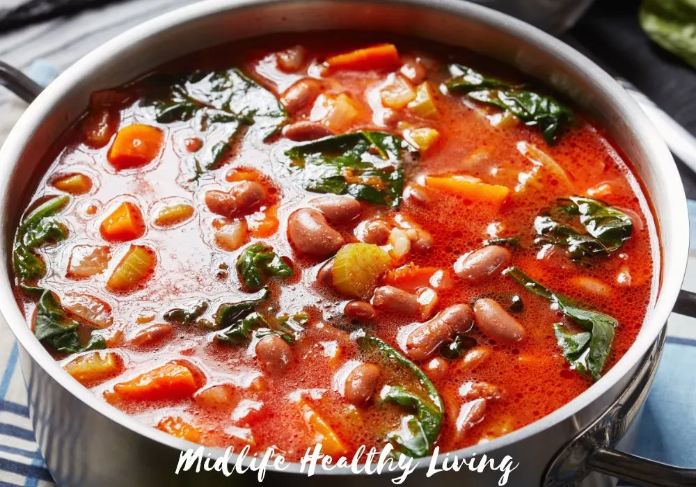 ground turkey with beans and tomato sauce