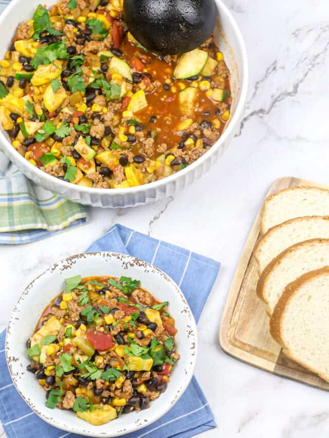 Ground Turkey Skillet With Zucchini Story