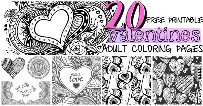Love Coloring Pages for Adults