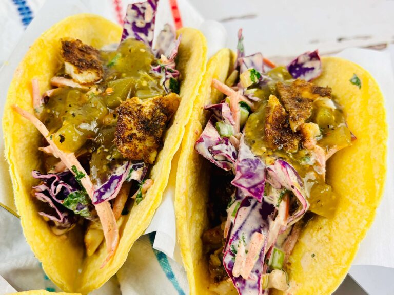 weight watchers fish tacos with red slaw