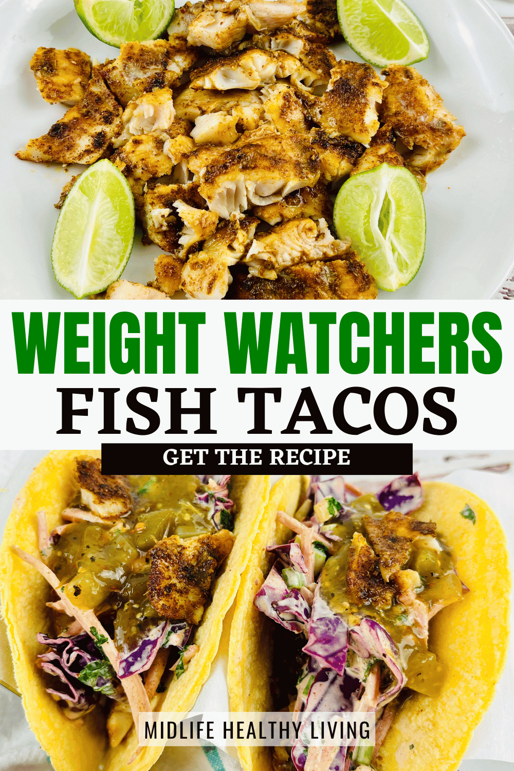 weight watchers friendly fish tacos with seasoning