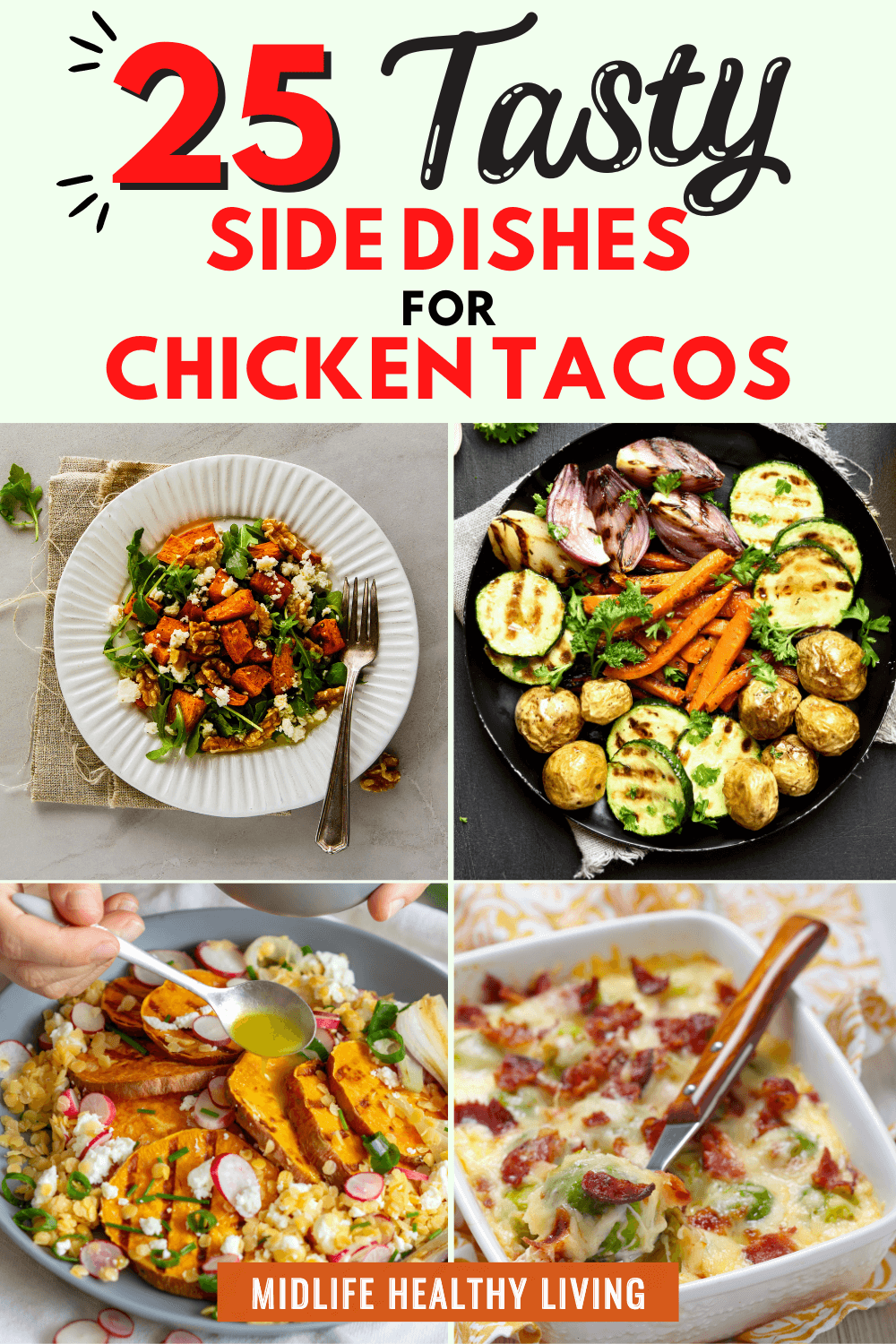 Tasty side dishes recipes for chicken tacos