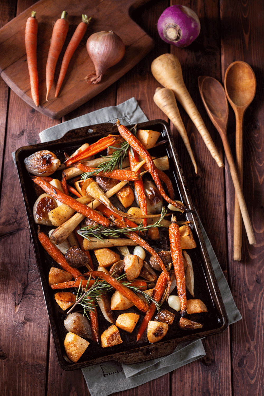roasted carrots, beets and turnips as a vegetable side dish for tacos