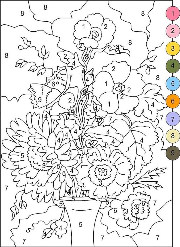 Adult Color By Number - Coloring Book – Frady Arts
