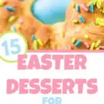 Pinterest image for blog post Weight Watchers Easter desserts cheesecake