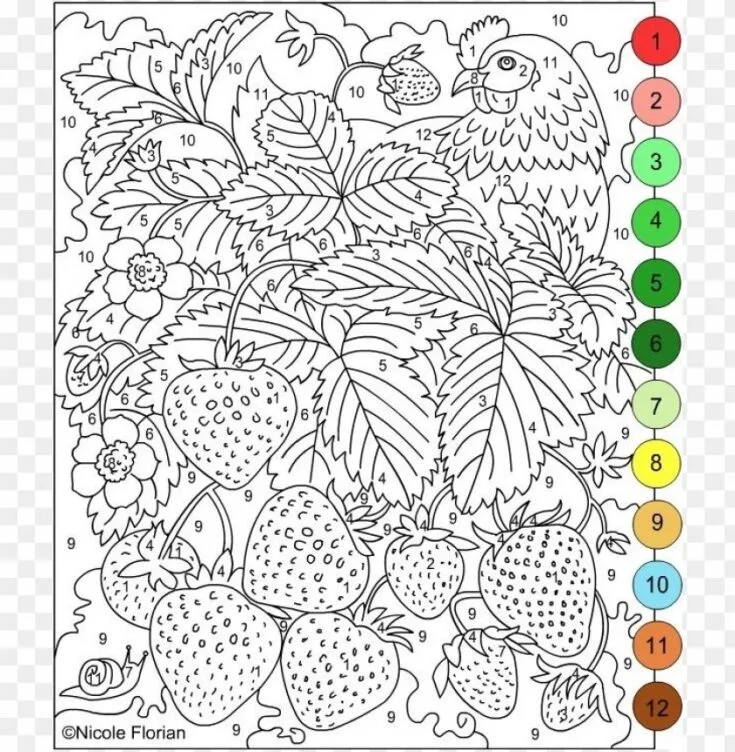 Adult Color By Number Coloring Books: An Adult Coloring Book with Fun,  Easy, and Relaxing Coloring Pages (Color By Number) (Large Print /  Paperback)