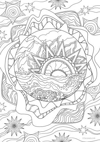 Pin on Cool Coloring Pages Collection