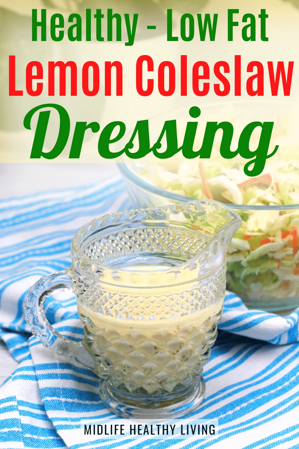 creamy lemon coleslaw dressing for salad