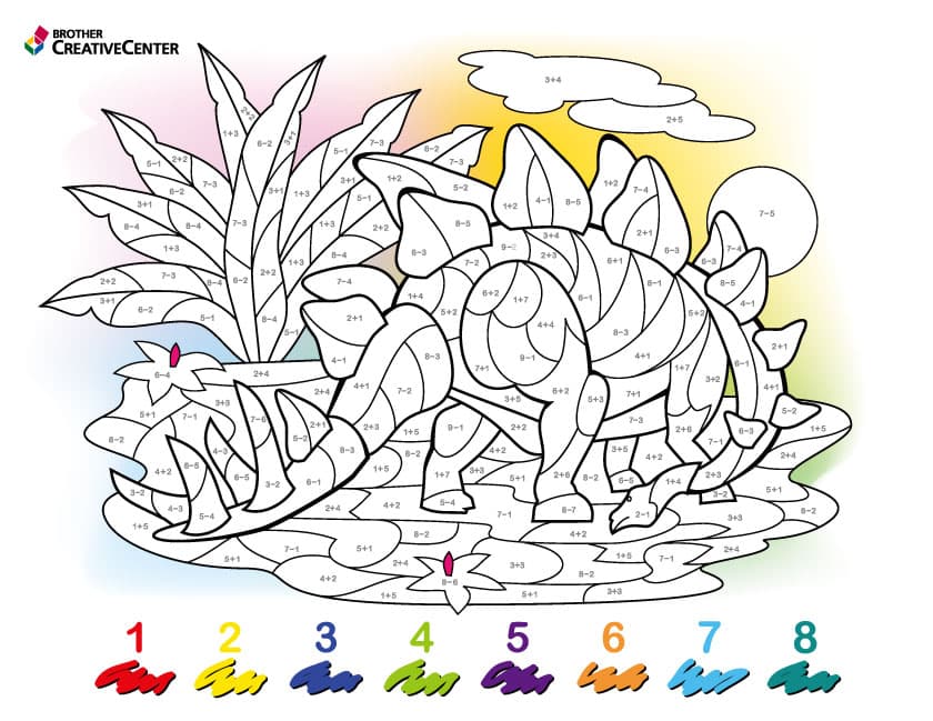 Color by Number Printable for Adults