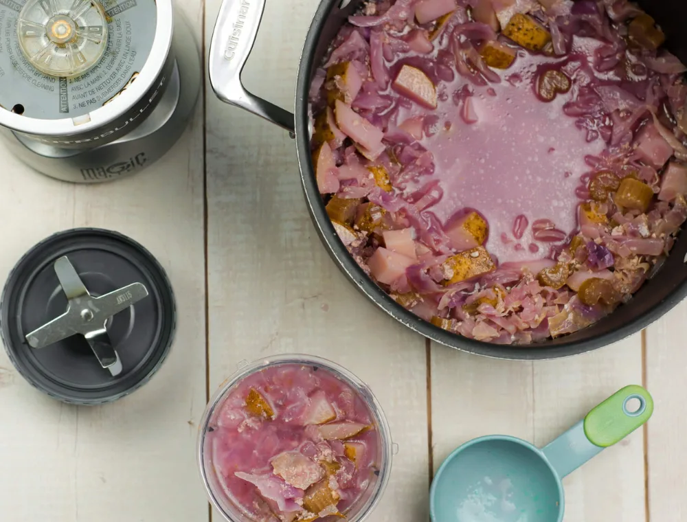 cooking soup recipe with vegetable stock