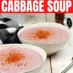 simple red cabbage soup recipe for diet