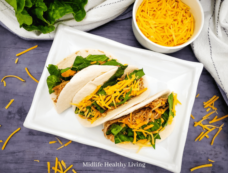 chicken street tacos with cheese