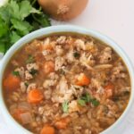 Weight Watchers spicy keto cabbage soup.