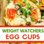 Pinterest image for Weight Watchers Egg Cups recipe