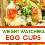 Pinterest image for Weight Watchers Egg Cups recipe